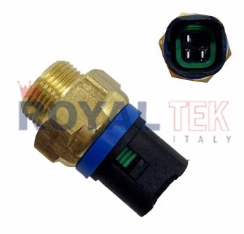 BULBO TERMOCONTACTO DE ELECTROVENTILADOR ROYALTEK - TEMPERATURA 77/87 82/92- AISLANTE NEGRO ARO AZUL / RENAULT LAGUNA 2.0 16V LAGUNA 2.0 8V 3.0 V6 MASTER 2.5 DCI 2.8 2.8 DTI MEGANE I 2.0 8V 2.0 16V 1.9 DIESEL 1.9 TD SCENIC 1.9 TD 1.6 2.0 ---